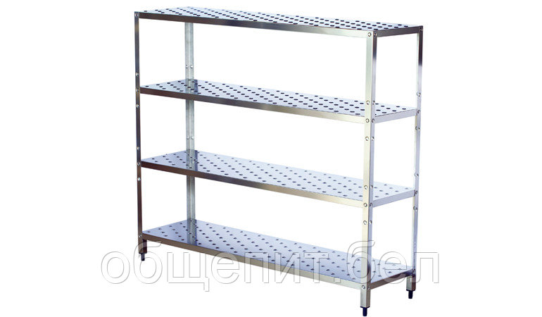 Стеллаж кухонный 1000х600х1600, перфорированная полка