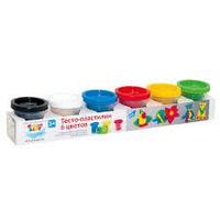 Набор для детского творчества "Тесто-пластилин 6 цветов" TA1009V GENIO KIDS