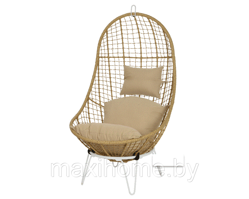 Кресло подвесное "Мальта" Бежевый для улицы,сада - фото 1 - id-p77592749