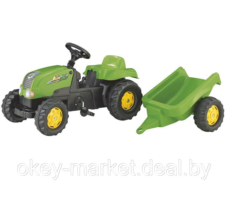 Детский педальный трактор  Rolly toys rollyKid 012169