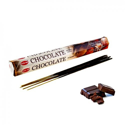 Благовония Шоколад HEM Chocolate, 20шт вкусный аромат - фото 1 - id-p77630981