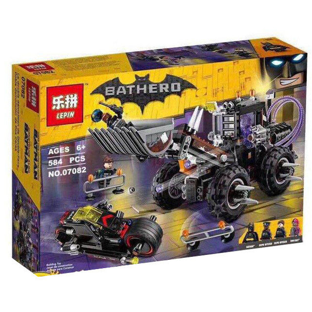 Конструктор Lepin Bathero 07082 "Разрушительное нападение Двуликого" (аналог Lego Batman Movie 70915) 594 дет