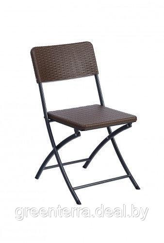 Складной стул Easy Rattan Brown Chair, Испания [59579] - фото 1 - id-p77633841