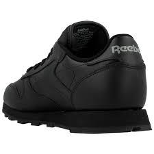 Кроссовки Reebok CL LTHR ЧЕРНЫЕ - фото 4 - id-p75987036