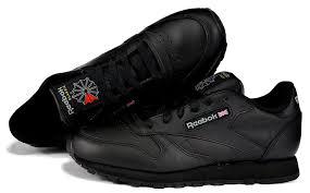 Кроссовки Reebok CL LTHR ЧЕРНЫЕ - фото 5 - id-p75987036