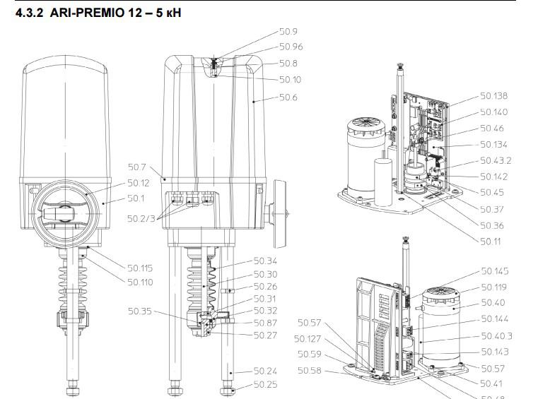 Электропривод ari-premio plus - фото 2 - id-p77640721