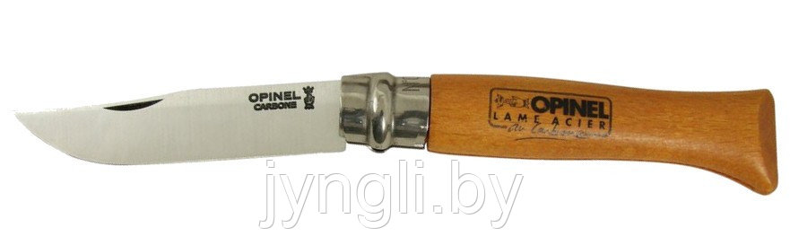 Нож складной Opinel 10 углеродистая сталь - фото 2 - id-p77641295