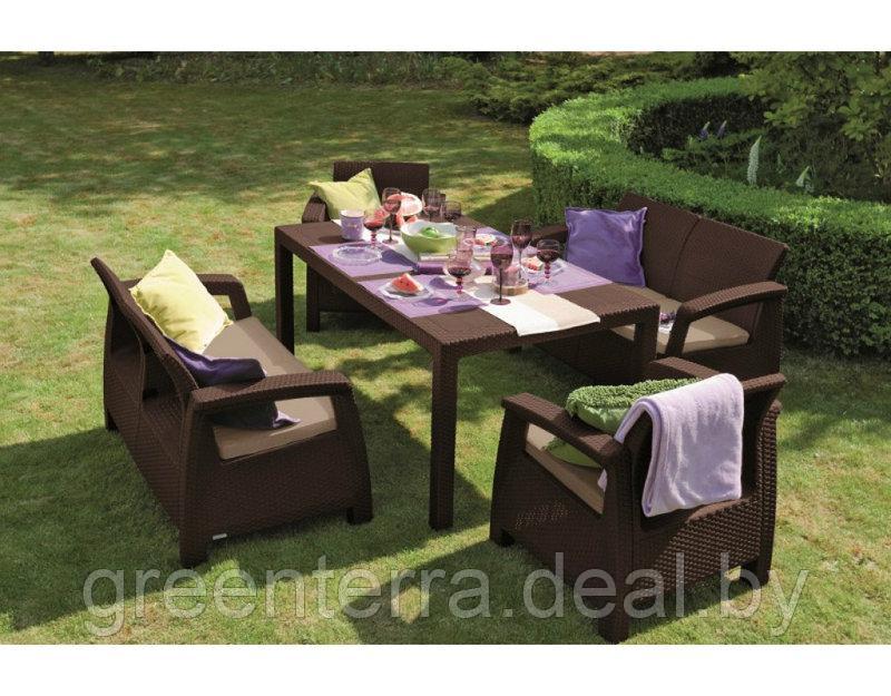Комплект мебели Corfu Fiesta, коричневый [223230] - фото 2 - id-p77671783