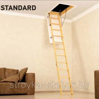 Чердачная лестница Standard DSS 60х120х280 см - фото 2 - id-p77675301