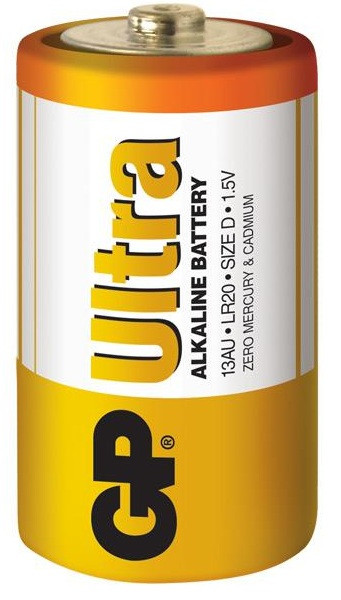 Батарейка щелочная D (LR20) Ultra alkaline GP, 1.5