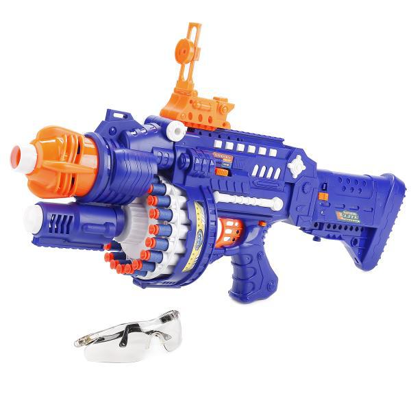 Бластер Super Blaster Gun sb250 с мягкими пулями на присосках. - фото 3 - id-p77701595