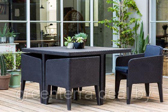 Комплект мебели Keter Columbia dining set, коричневый [233138] - фото 4 - id-p77702281