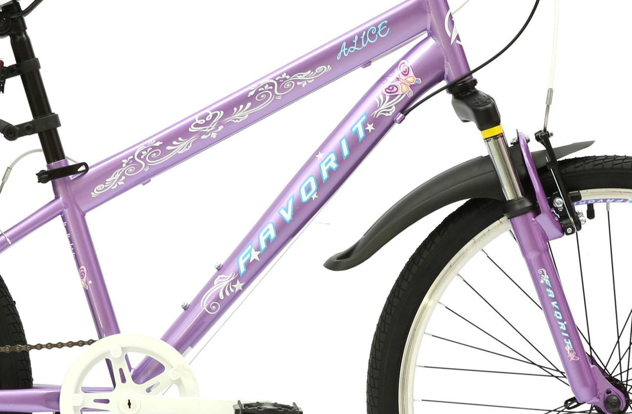 Велосипед Favorit Alice 24" фиолетовый - фото 5 - id-p77714373