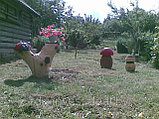Декорации из дерева в саду, фото 2