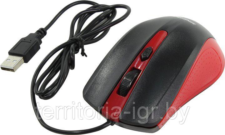 Проводная мышь SBM-352-RK красно-черная Smartbuy - фото 1 - id-p77732742