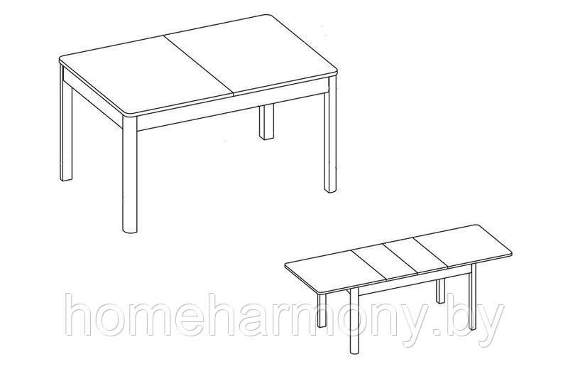 Стол обеденный раскладной DESJO 42 (136-210 см) - фото 3 - id-p78617985
