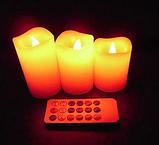 Светодиодные LED свечки Luma Candles на пульте управления ( 3 шт.), фото 5