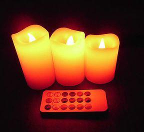 Светодиодные LED свечки Luma Candles на пульте управления ( 3 шт.) - фото 5 - id-p77745939