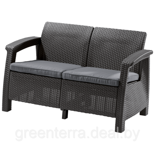 Комплект мебели Keter Corfu Set, графит [223204] - фото 3 - id-p77777591