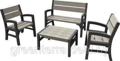 Комплект мебели Montero WLF Bench set (диван, 2 кресла, столик) [233152] - фото 1 - id-p77778419