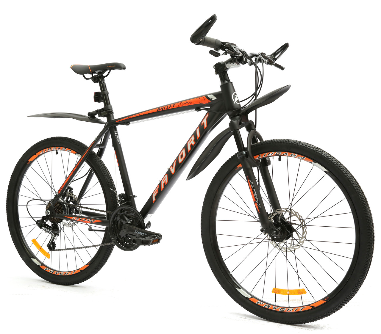 Велосипед Favorit BULLET 26" черно-оранжевый - фото 1 - id-p77790476