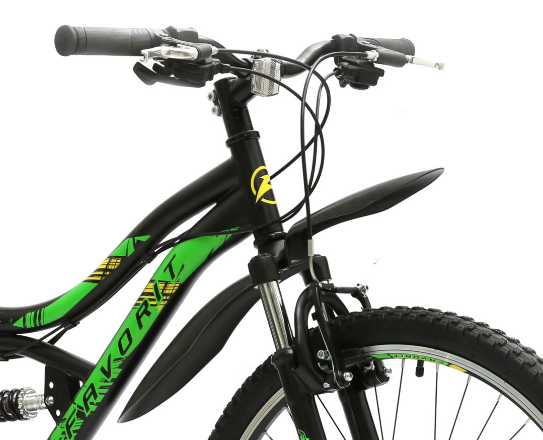 Велосипед Favorit Sirius 26" черно-зеленый - фото 5 - id-p77796381