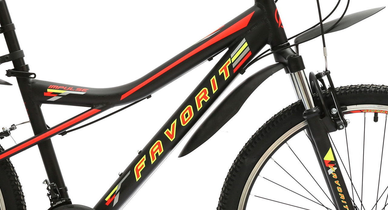 Велосипед Favorit Impulse 26" черно-красный - фото 3 - id-p77796388