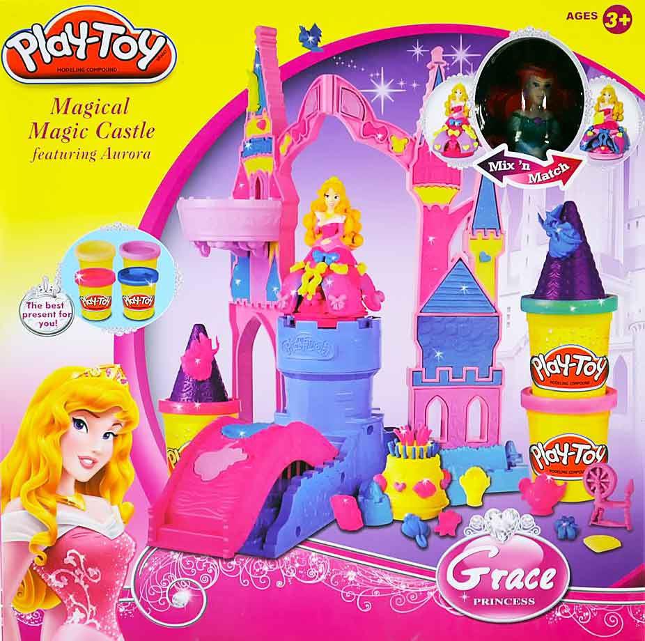 Игровой набор для лепки "Замок Принцессы", арт SM8021. Play-Toy