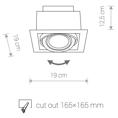 Встраиваемый светильник Nowodvorski DOWNLIGHT ES111 9575 WH - фото 2 - id-p77798870