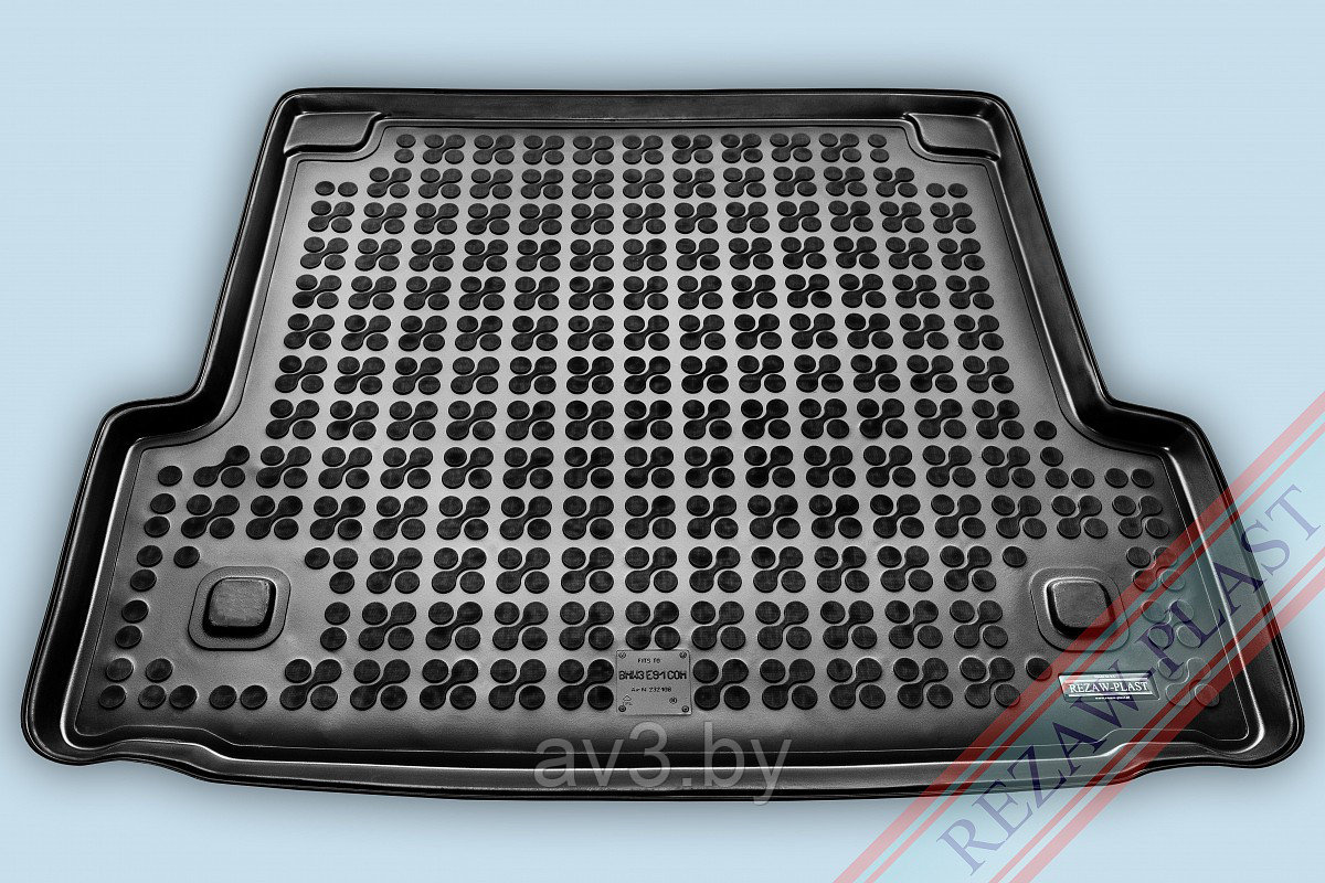 Коврик в багажник BMW 3 E91 универсал 2005-2013 / БМВ Е91 [232108] (Rezaw Plast) Польша - фото 1 - id-p61117534