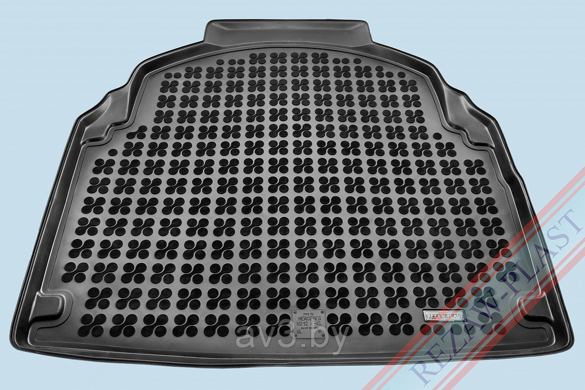 Коврик в багажник Mercedes-Benz E W212 седан (2009-) [230933] с пластиковой вставкой (Rezaw Plast) - фото 1 - id-p61117818