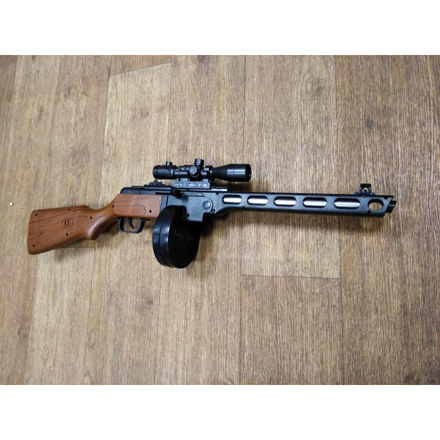 Детский пневматический пистолет-пулемет ППШ,М696 - фото 6 - id-p77800496
