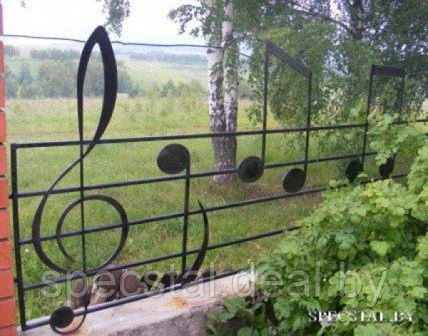 Забор металлический Р-З-14 - фото 1 - id-p77807975
