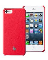 Чехол-накладка для Apple Iphone 5 / 5s / SE (Pu кожа) Jison Case red