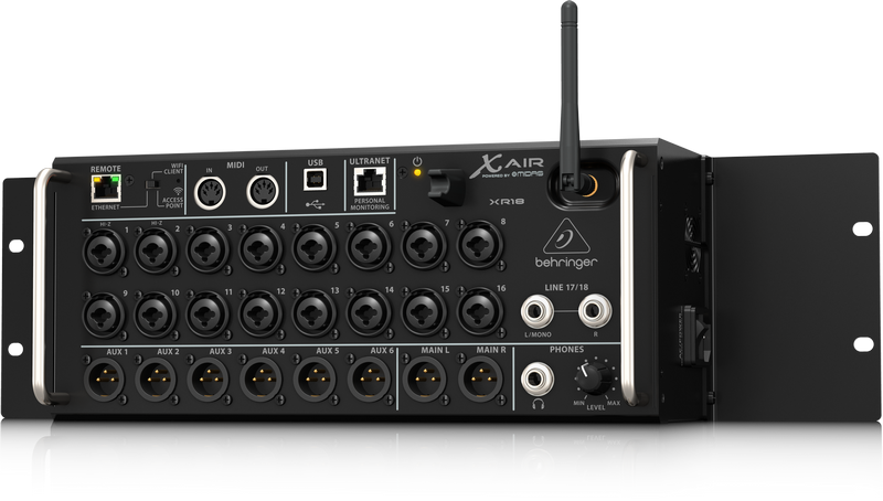 Микшерная рековая консоль BEHRINGER XR18 - фото 7 - id-p77821750