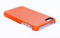 Чехол-накладка Borofone для Apple Iphone 5 / 5s / SE (натуральная кожа) orange