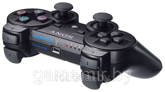 Беспроводной контроллер DualShock 3 (Черный) (Копия) - фото 2 - id-p3722365