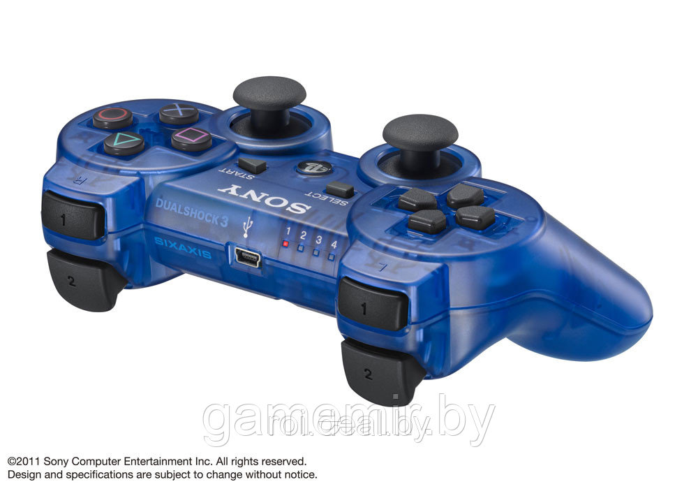 Беспроводной контроллер DualShock 3 (Черный) (Копия) - фото 3 - id-p3722365