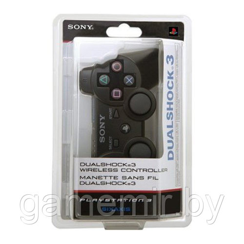 Беспроводной контроллер DualShock 3 (Черный) (Копия) - фото 4 - id-p3722365