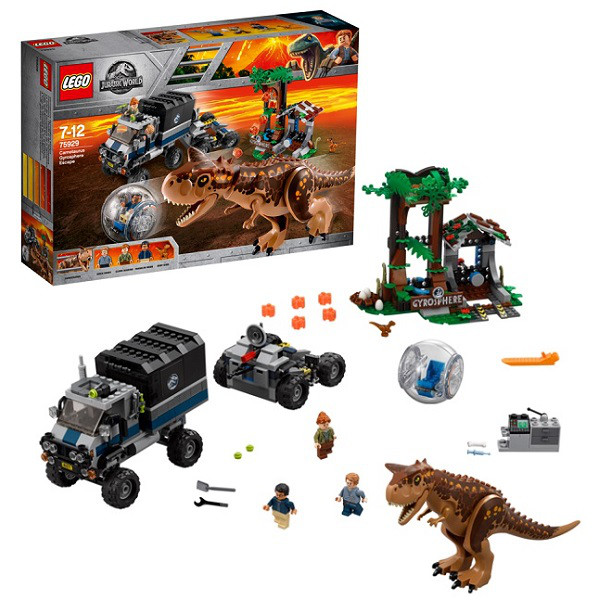 Конструктор Лего 75929 Побег в гиросфере от Карнотавра Jurassic World