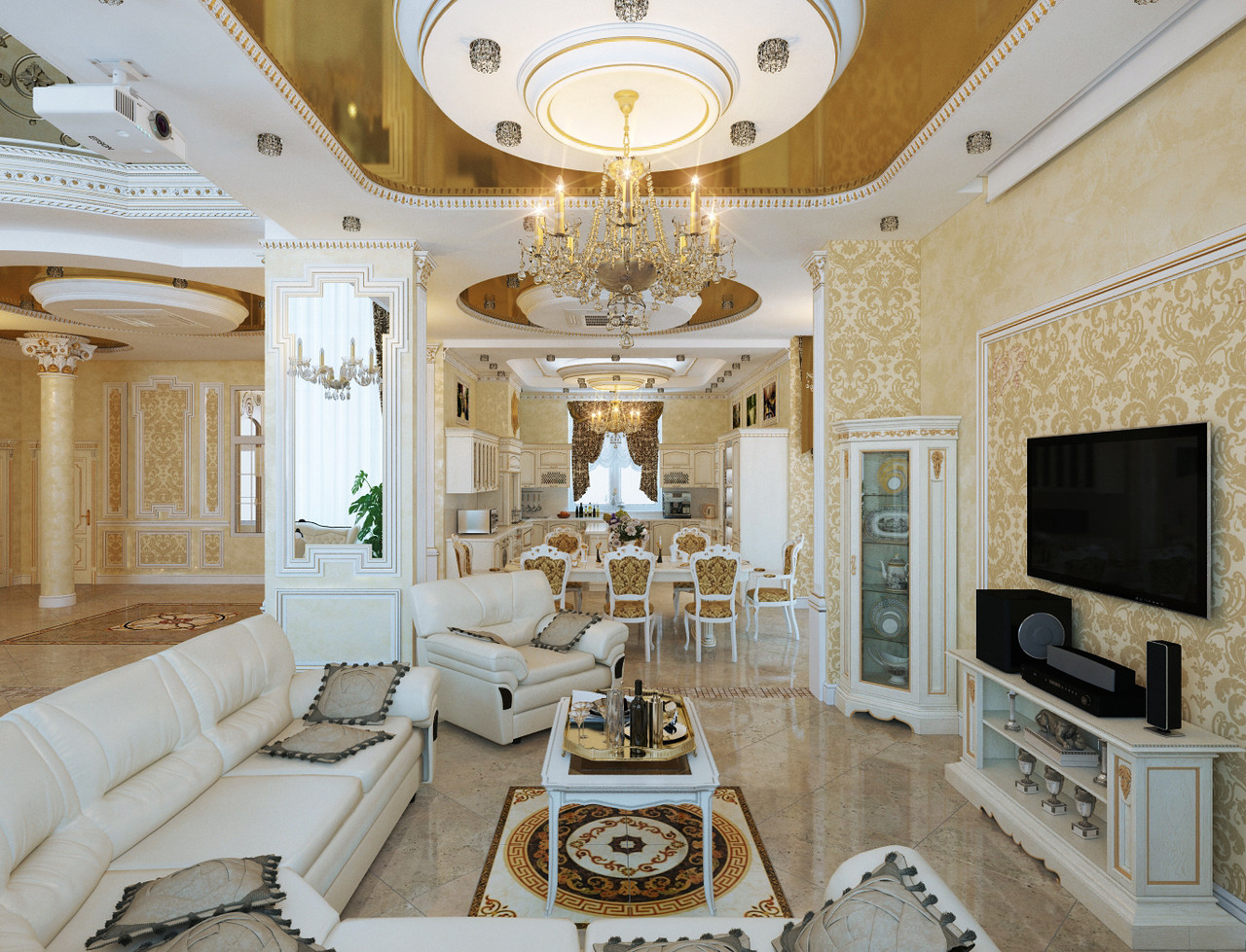 Дизайн интерьера гостиной в Минске - фото 1 - id-p77834906