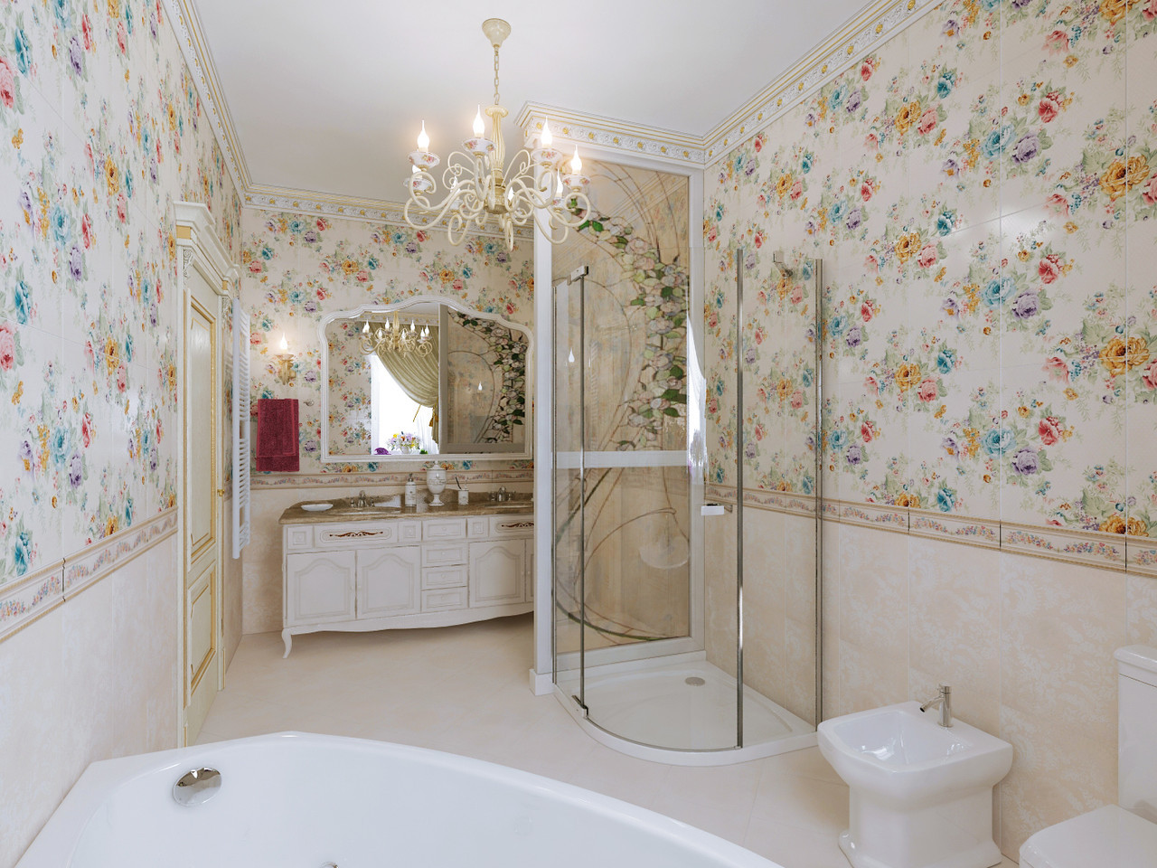 Дизайн интерьера ванной комнаты в Минске - фото 1 - id-p77834945