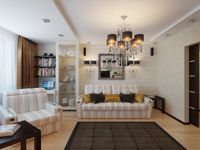 Дизайн интерьера трехкомнатной квартиры в Минске - фото 1 - id-p77834956
