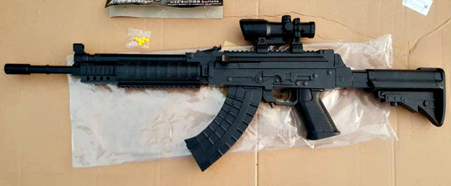 Детский пневматическая штурмовая винтовка автомат М775-1 - фото 2 - id-p47882930