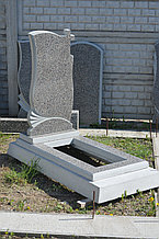 Памятник Эконом Э-2 из гранитно-мраморной крошки