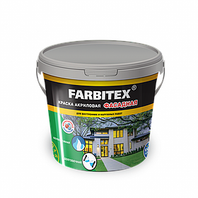 Краска акриловая фасадная Farbitex PROFI