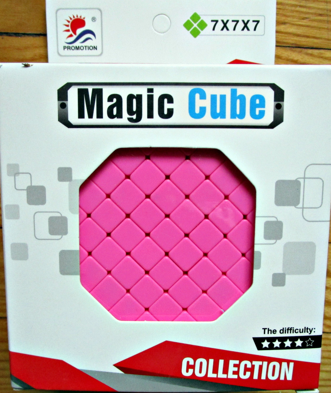 Игрушка-головоломка "Кубик Рубика Magic Cube 7x7x7" NO.707 (яркий цветной, фаски внутри) - фото 2 - id-p77869033
