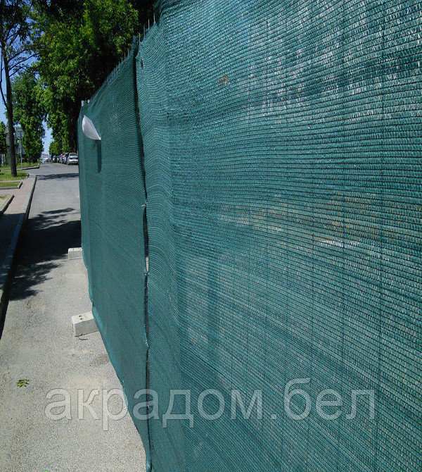 Забор сетка зеленая 2х50м плотность 80гр/м2 для ограждения и укрытия - фото 3 - id-p77871820