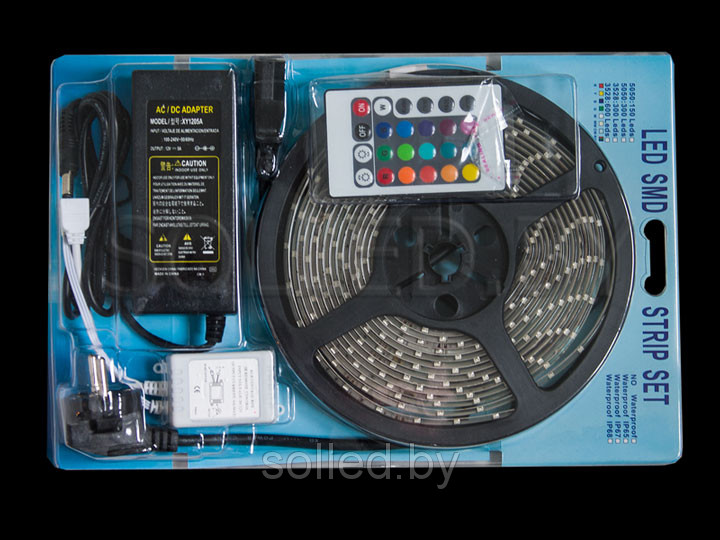 Комплект светодиодный S1001-KIT (SMD-3528-60LED-RGB)