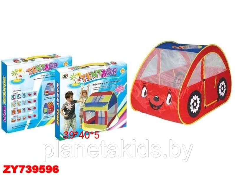 Детская игровая домик-палатка 333A-12 машинка